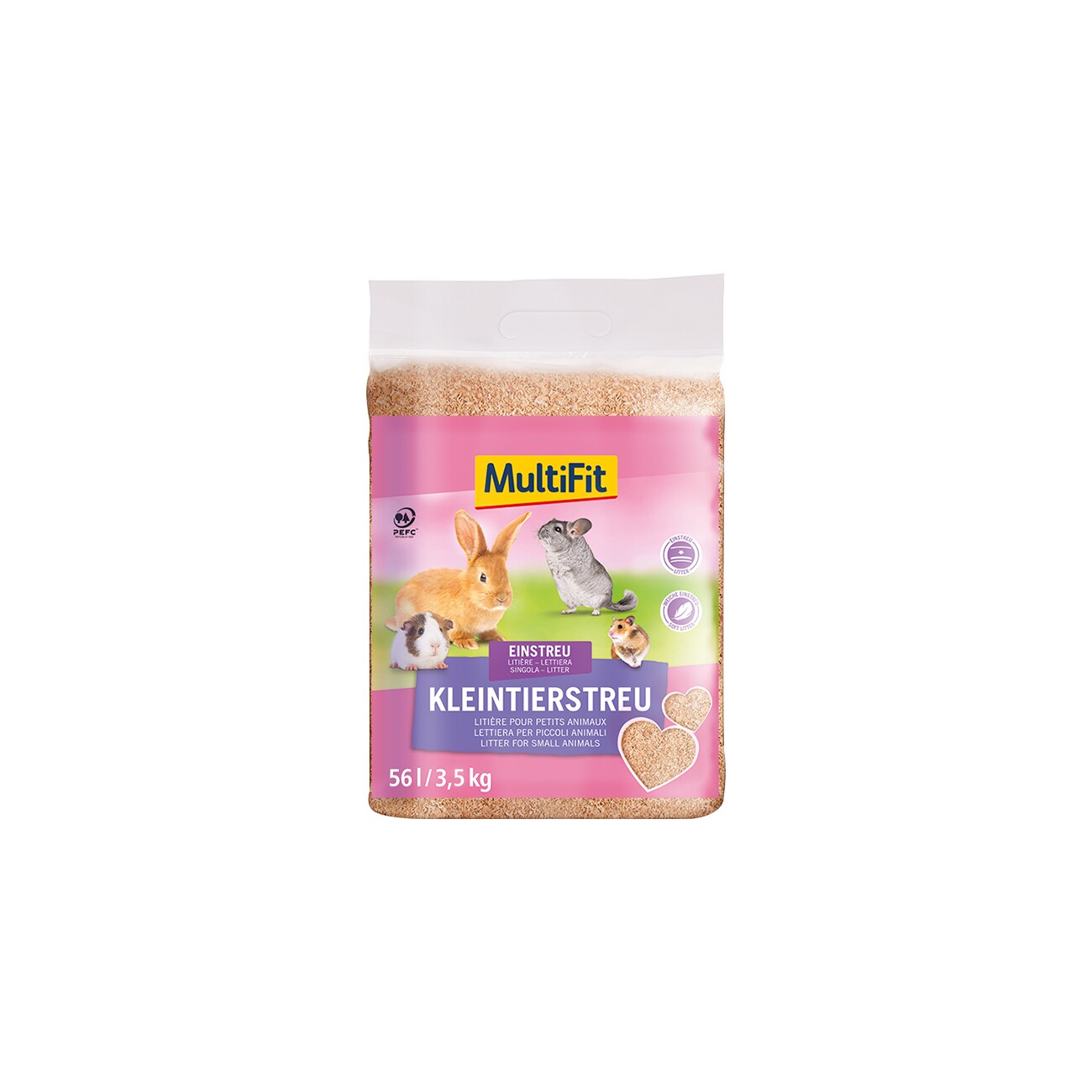 MultiFit Kleintierstreu Presspack 56 l