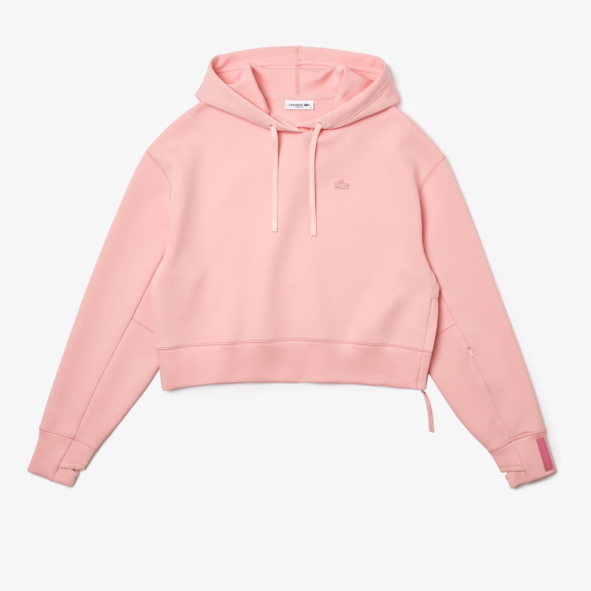 Sweatshirt à capuche Jogger femme Lacoste avec passe-pouce Sweatshirts - Rose - Lacoste - Femme
