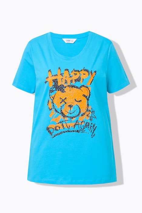T-Shirt, Boxy Fit, Teddy-Motiv