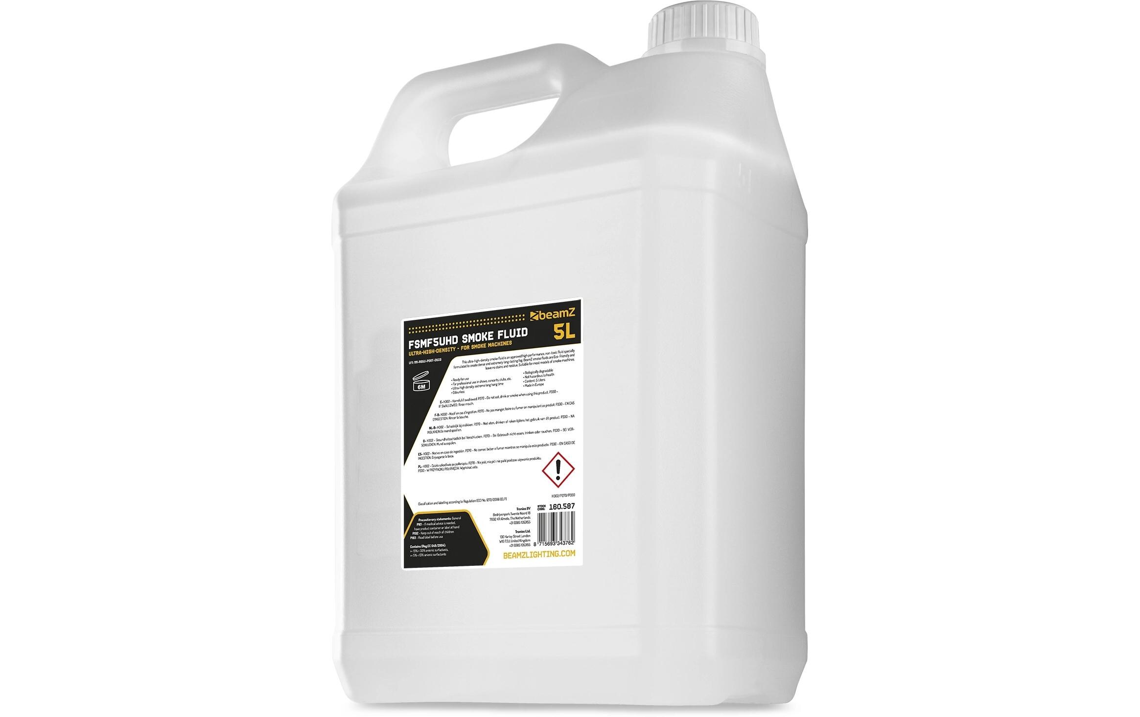 Nebelfluid Ultra-High-Density 5 lNebelfluid auf Wasserbasis, 5 Liter
