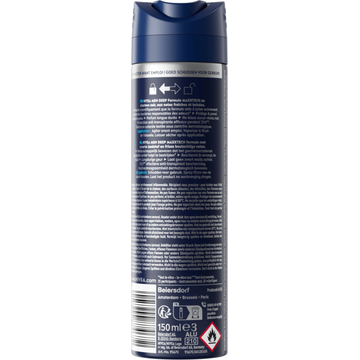NIVEA MEN Deep Black Carbon Beat Anti-Transpirant Spray - 150ml