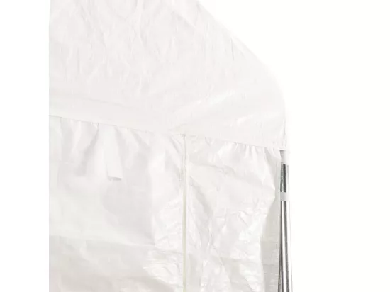 Belvédère avec toit blanc 5,88x2,23x3,75 m polyéthylène