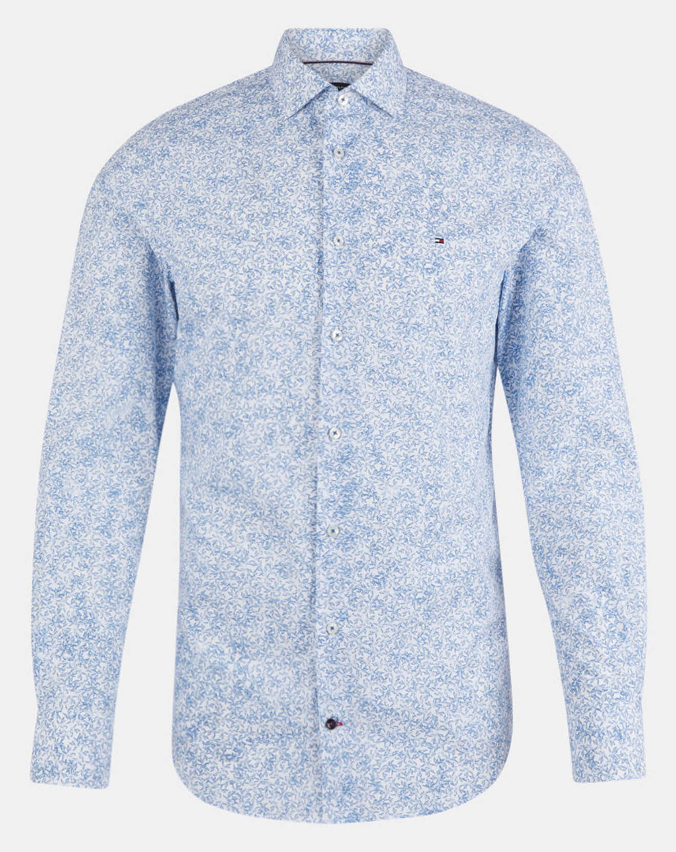Tommy Hilfiger Chemise slim fit imprimé fleuri bleue