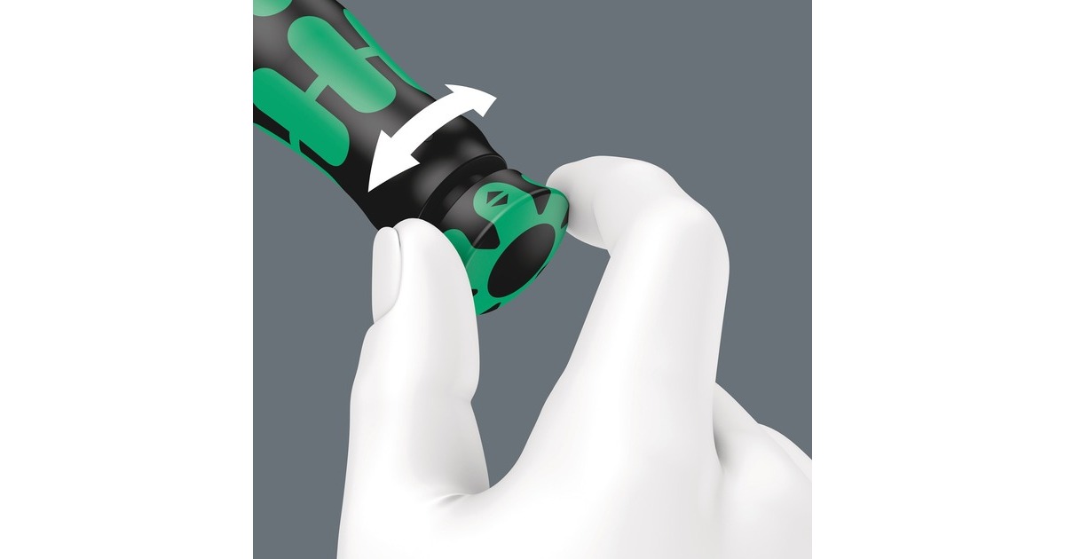 WeraClick-Torque A6 Set 1 draaimomentsleutel  (Zwart/groen)