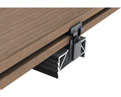 Konsta Terrastart inclusief RVS schroeven voor hout/WPC of aluminium onderconstructie. Verpakking = 20 stuks.