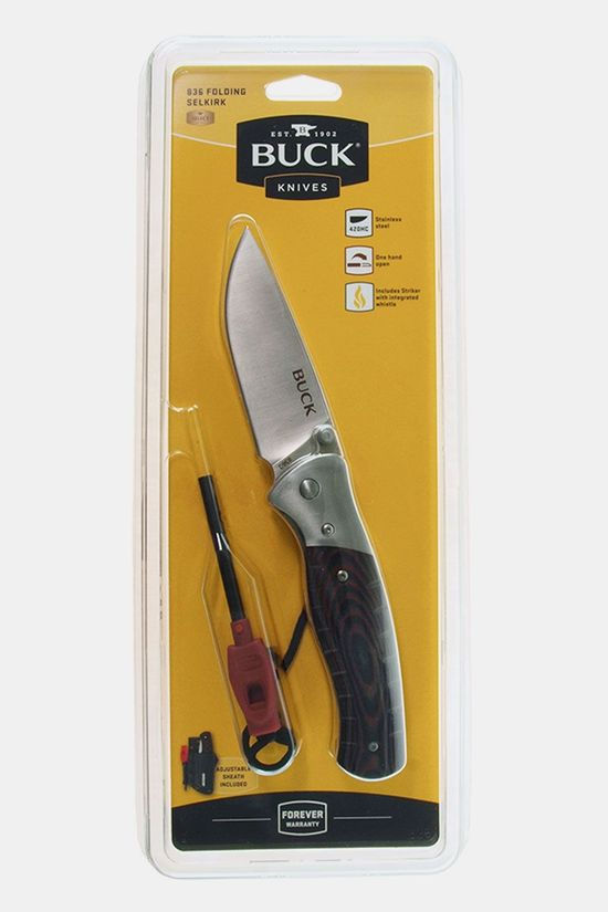 Buck Knives Buck Knives Large Folding Selkirk Micarta Clampack Mes