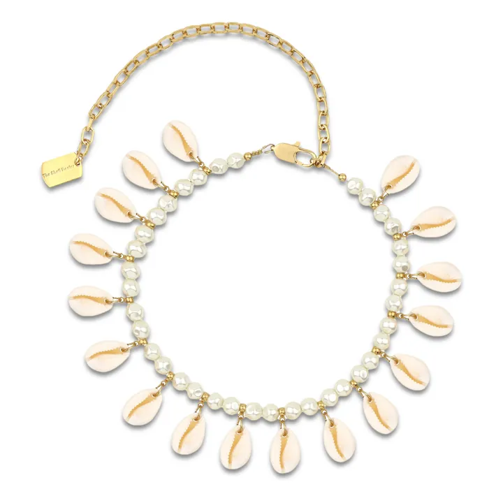 The Shell Dealer Collier Coquillages Poppers | Blanc