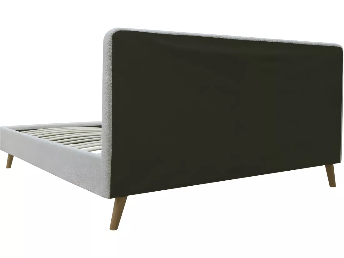 Lit tissu bouclette 