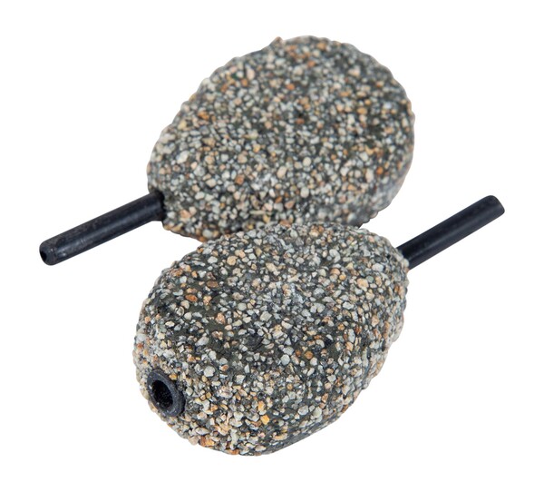 Plombs Carpe Ultimate Flat Pear Inline Dark Gravel/Gravier (2 pcs)