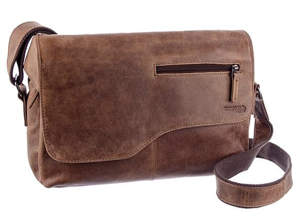 GreenLand Nature Messenger Bag »Montana« im Vintage Look