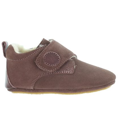Wheat Leder-Krabbelschuhe m. Für - Angel - Dusty Lilac