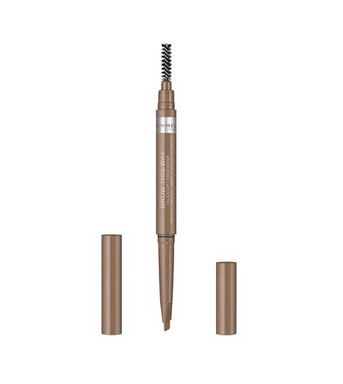 Rimmel London - Lápis de sobrancelha com pincel Brow this way - 001: Blonde