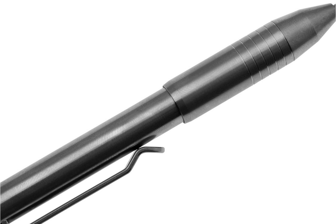 Big Idea Design Ti Pocket Pro Pen TI-PP-RW Raw Titanium, auto adjusting everyday carry pen