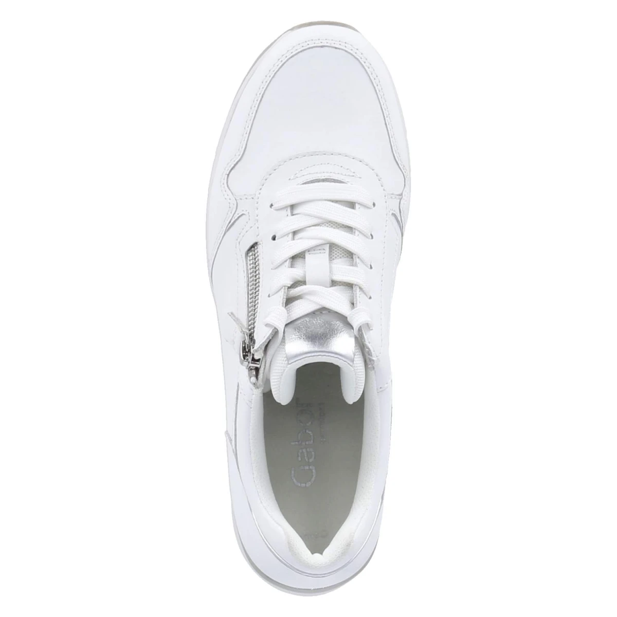 GaborLow Sneaker - weiss/silber