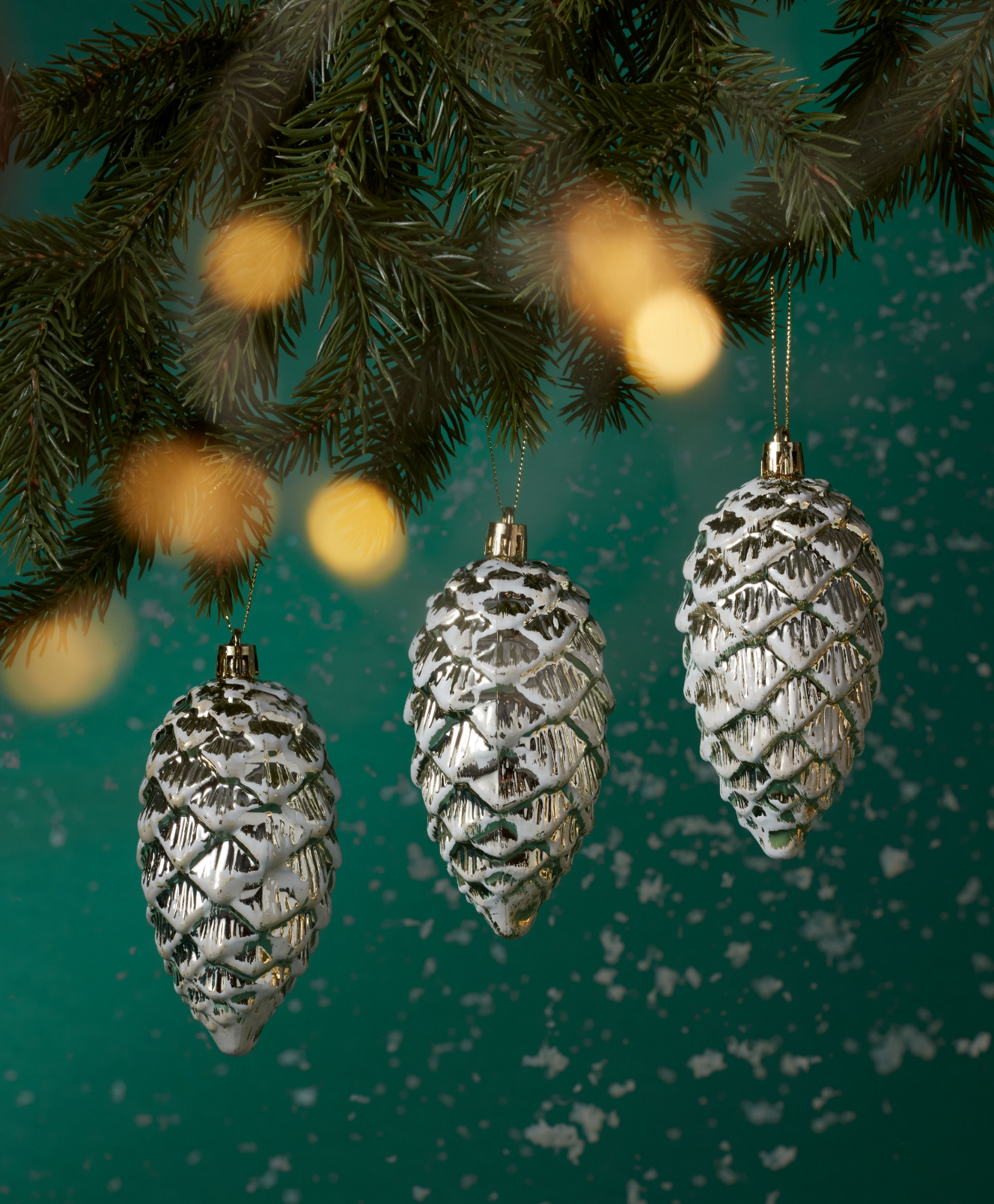 Weihnachtsbaum-Ornamente, 3er-Pack