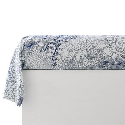 Linge de lit motif fonds sous-marins - BECQUET CRÉATION