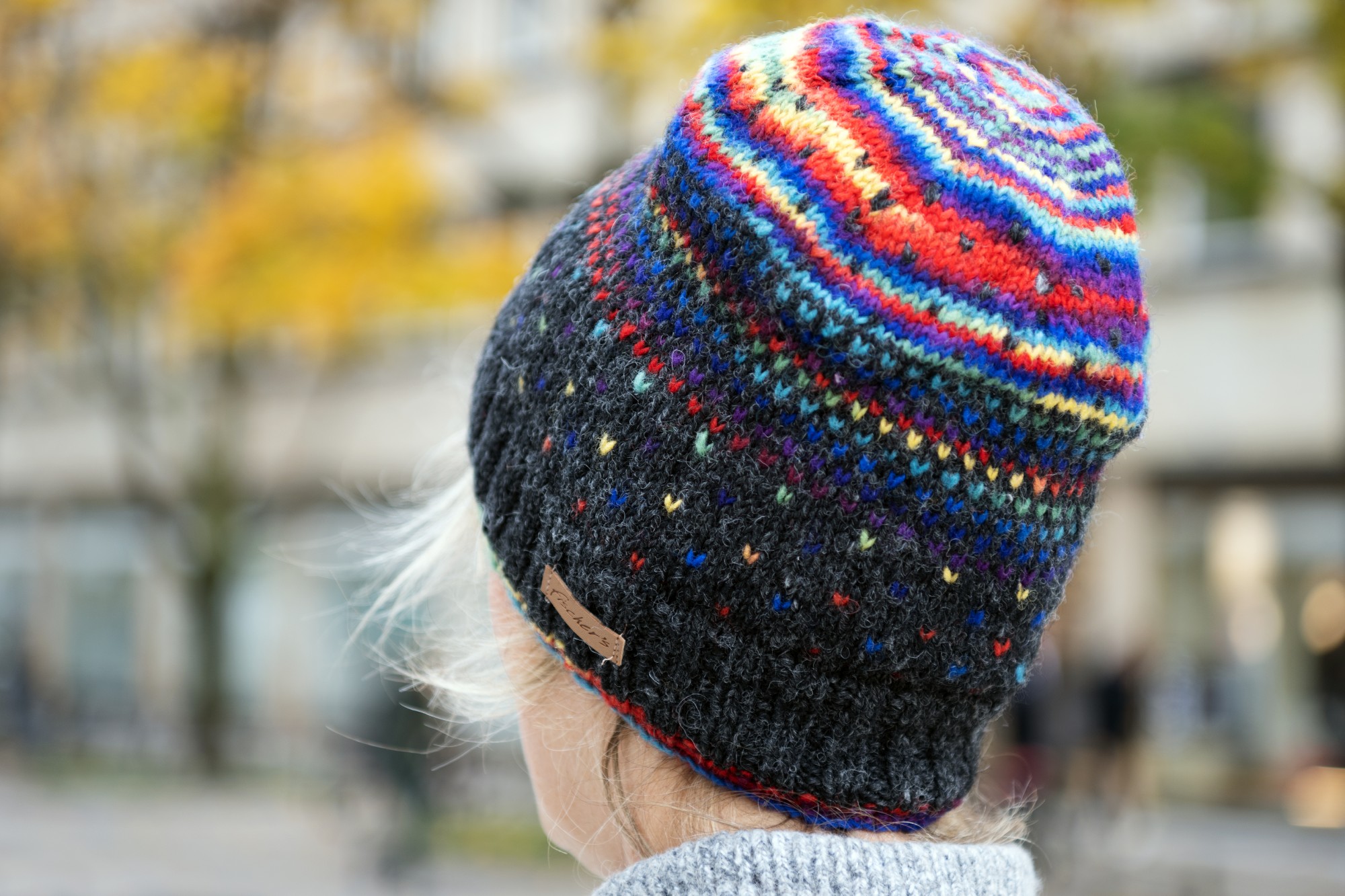 Strickmütze, grau, multicolor günstig bestellen