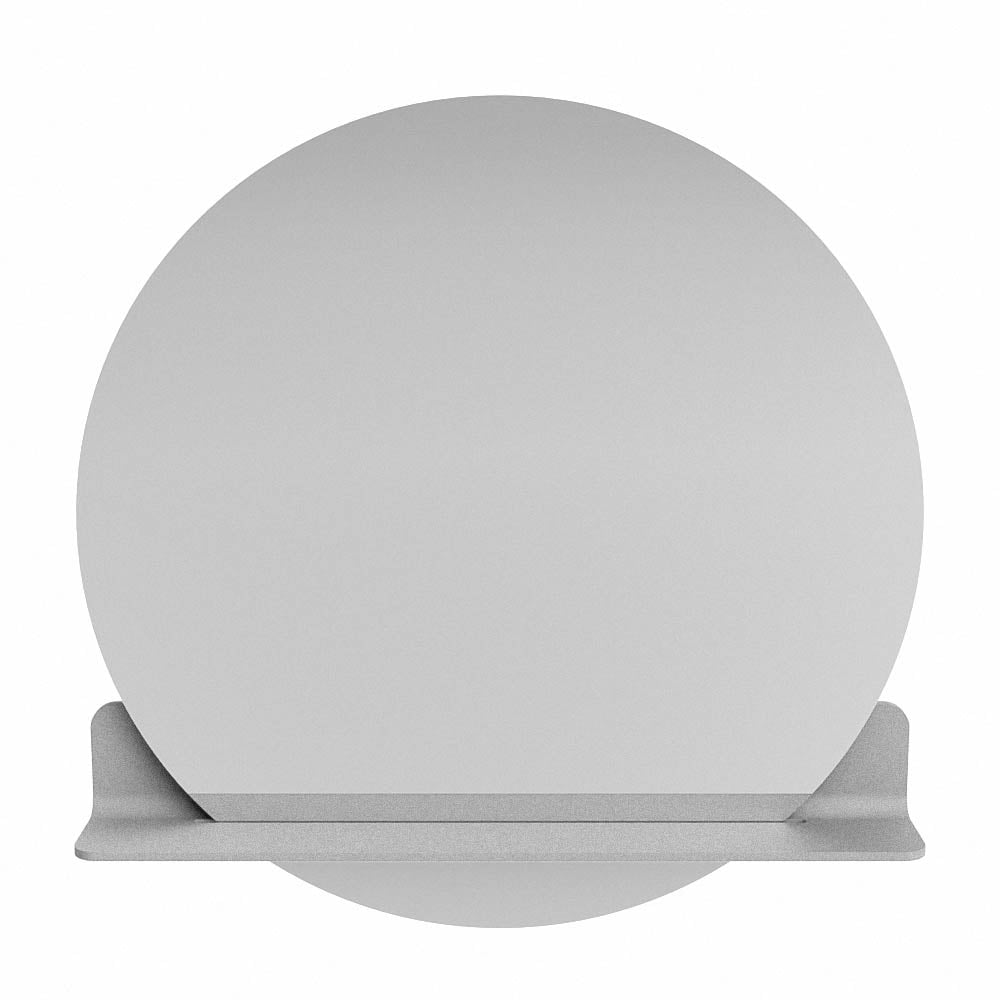 Mondiaz Spot spiegel rond Ø80cm met planchet plata