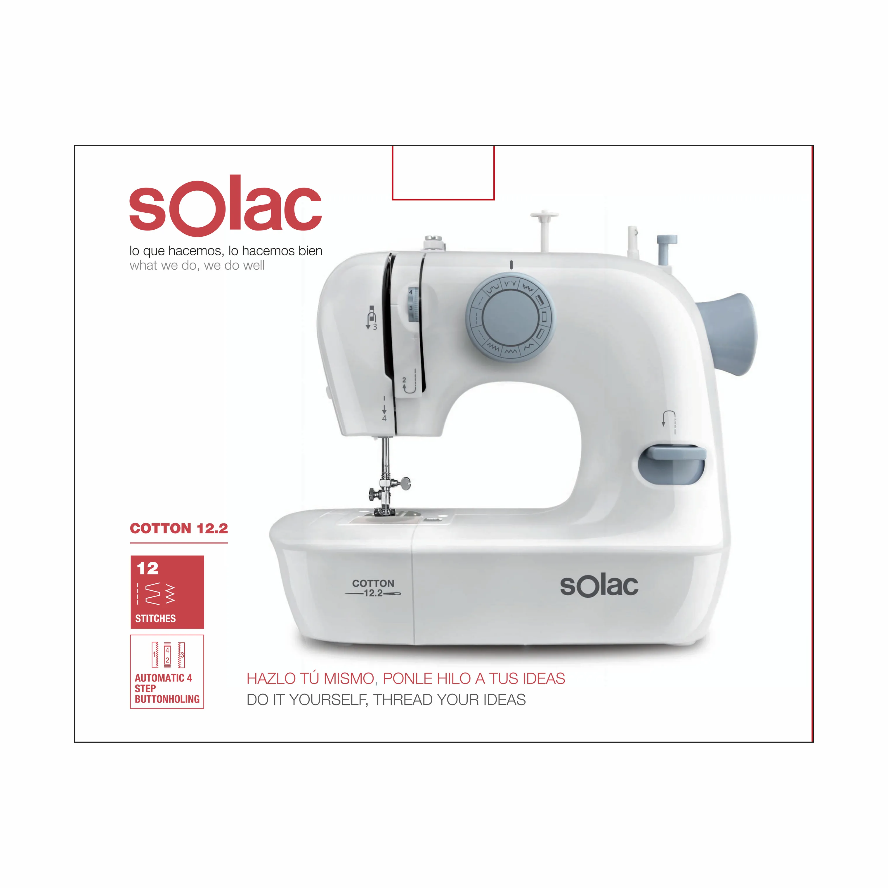 Solac Cotton 12.2 Symaskine