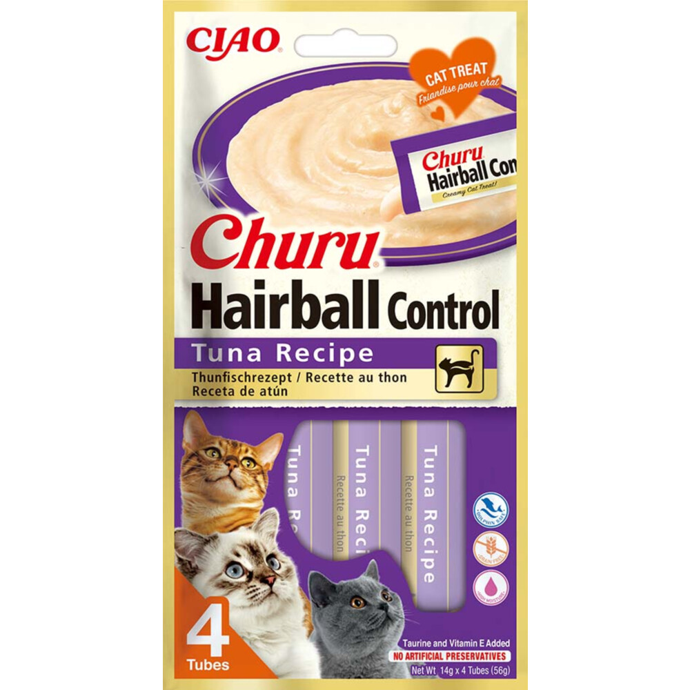 Ciao Churu Kat Haarbal Control Tonijn56 gr