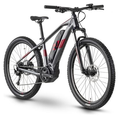 VTT Électrique Semi-Rigide Raymon HardRay E 3.0 Shimano Altus 9V 500 Wh 29'' Gris Rouge