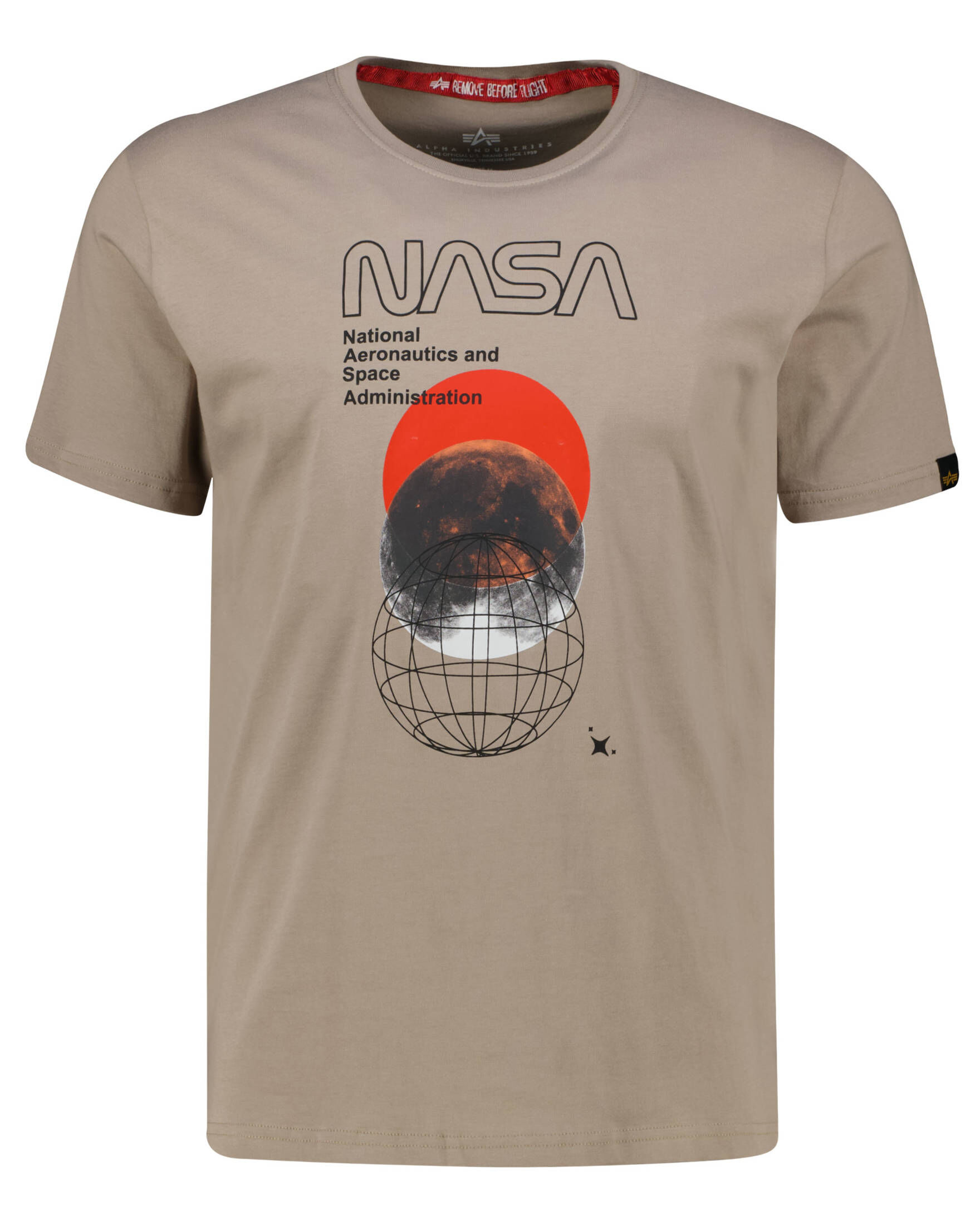 Alpha Industries| Herren T-Shirt NASA ORBIT T