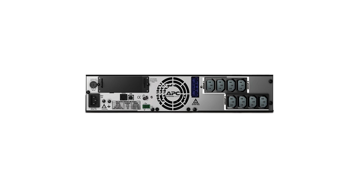 APCSmart-UPS X 1500VA noodstroomvoeding ups  (Zwart, 8x C13 uitgang, USB, 2U, LCD, SMX1500RMI2U, Retail)