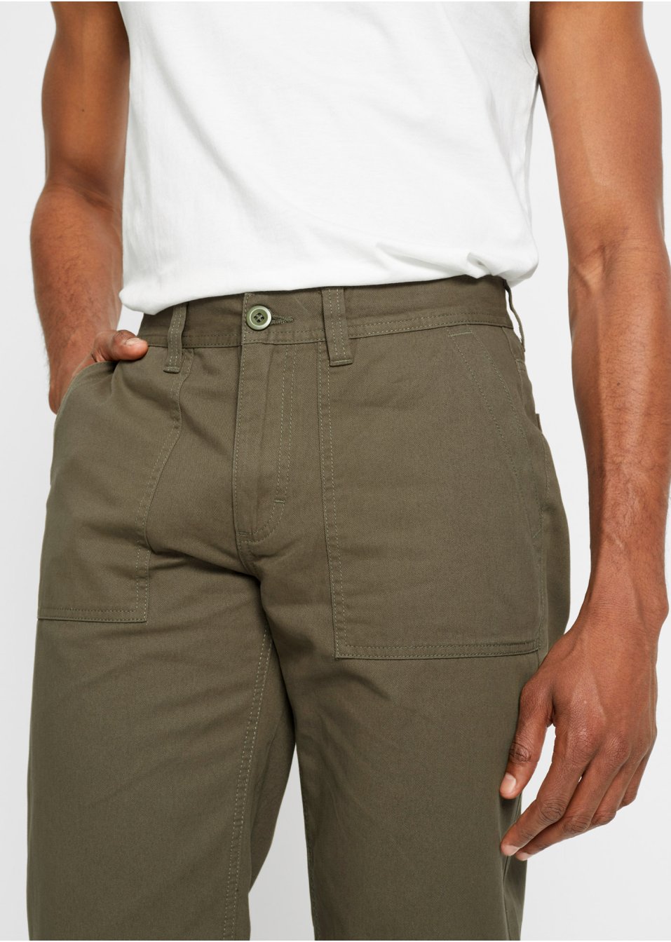 Bermuda long avec poches plaquées, Regular Fit