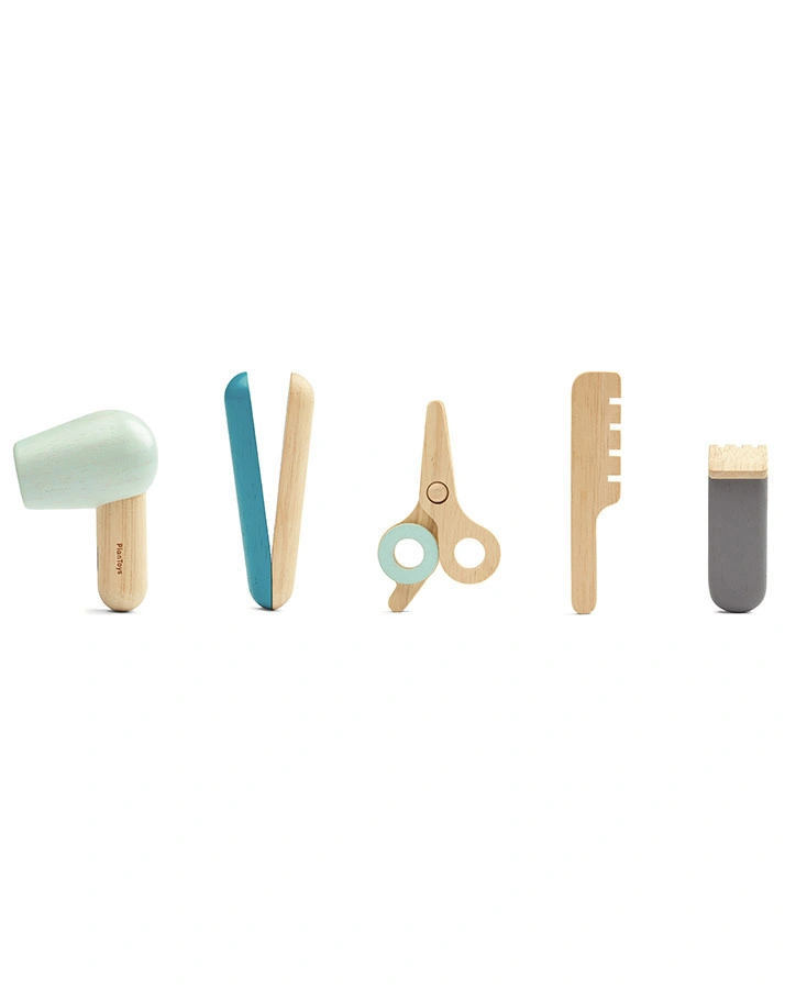 Holz-Spielzeug FRISEUR-SET 6-teilig