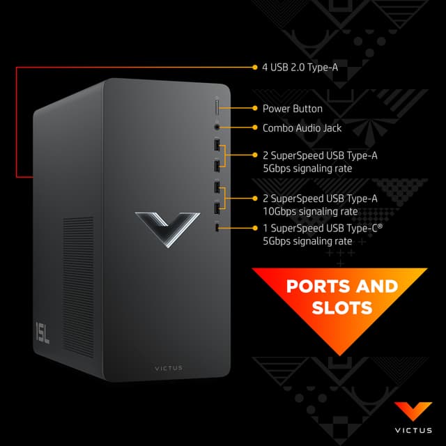 HP Victus 15L i5-13F/8/512/3060 gaming-desktop