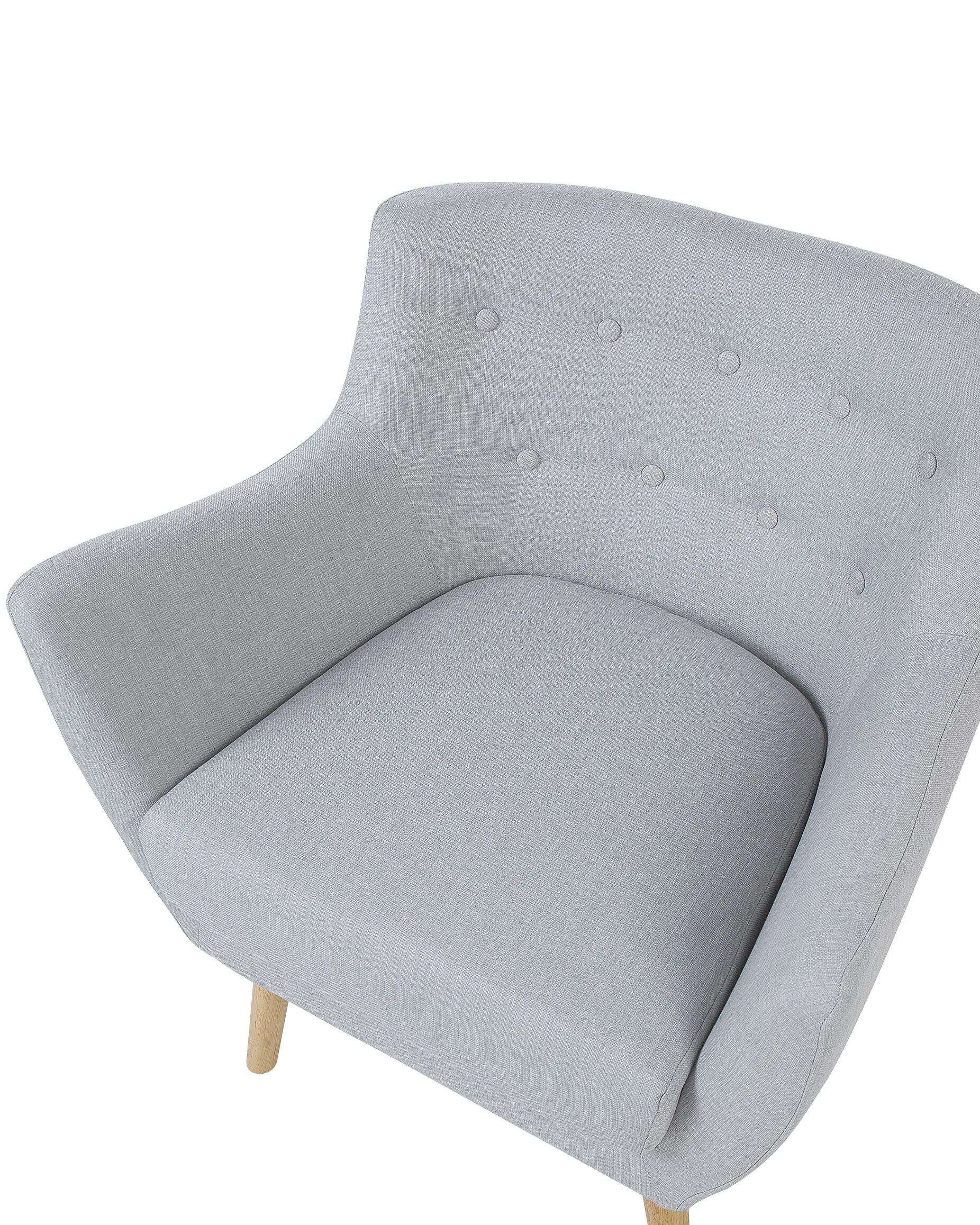 Fauteuil DRAMMEN Stof Lichtgrijs