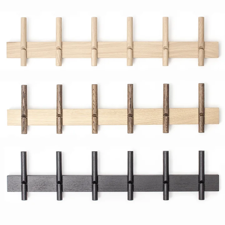 We Do Wood - Roon & Rahn Reces Wandgarderobe, 98 cm, Eiche natur