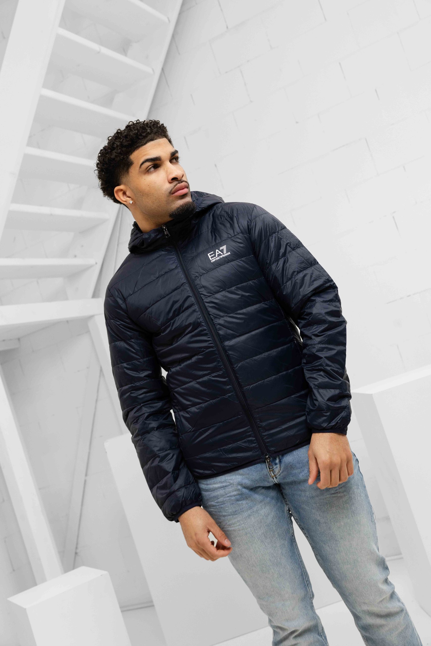 EA7 Emporio Armani 8NPB24 Tussenjas Heren Donkerblauw