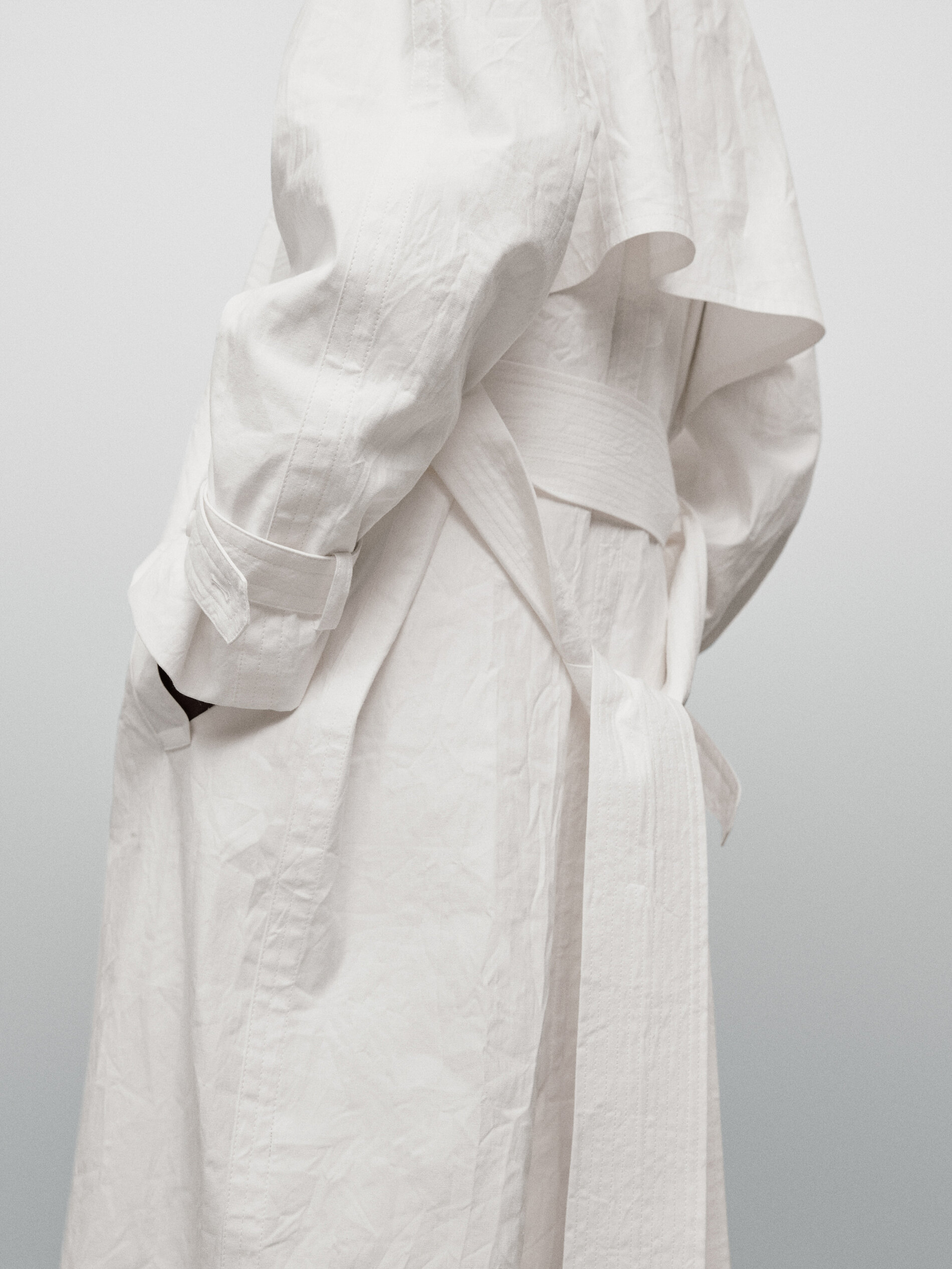 Gabardine com efeito enrugado - Edição Limitada - RAW