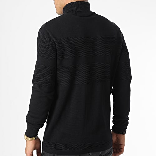 Pull Col Roulé Maine Noir