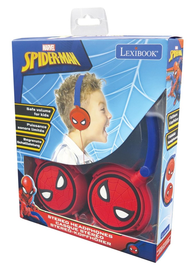 Lexibook - Spider-Man - Foldbar Hovedtelefon