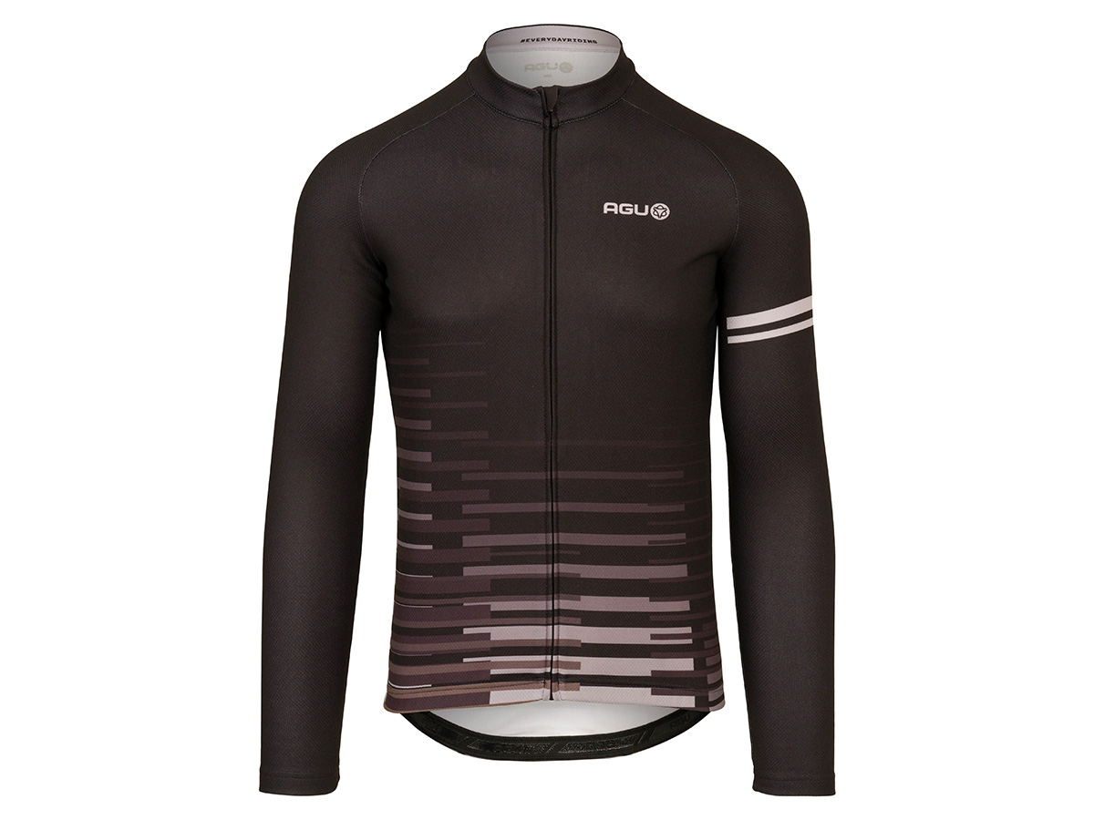 AGU Essential Lange Mouwen Heren fietsshirt - Black