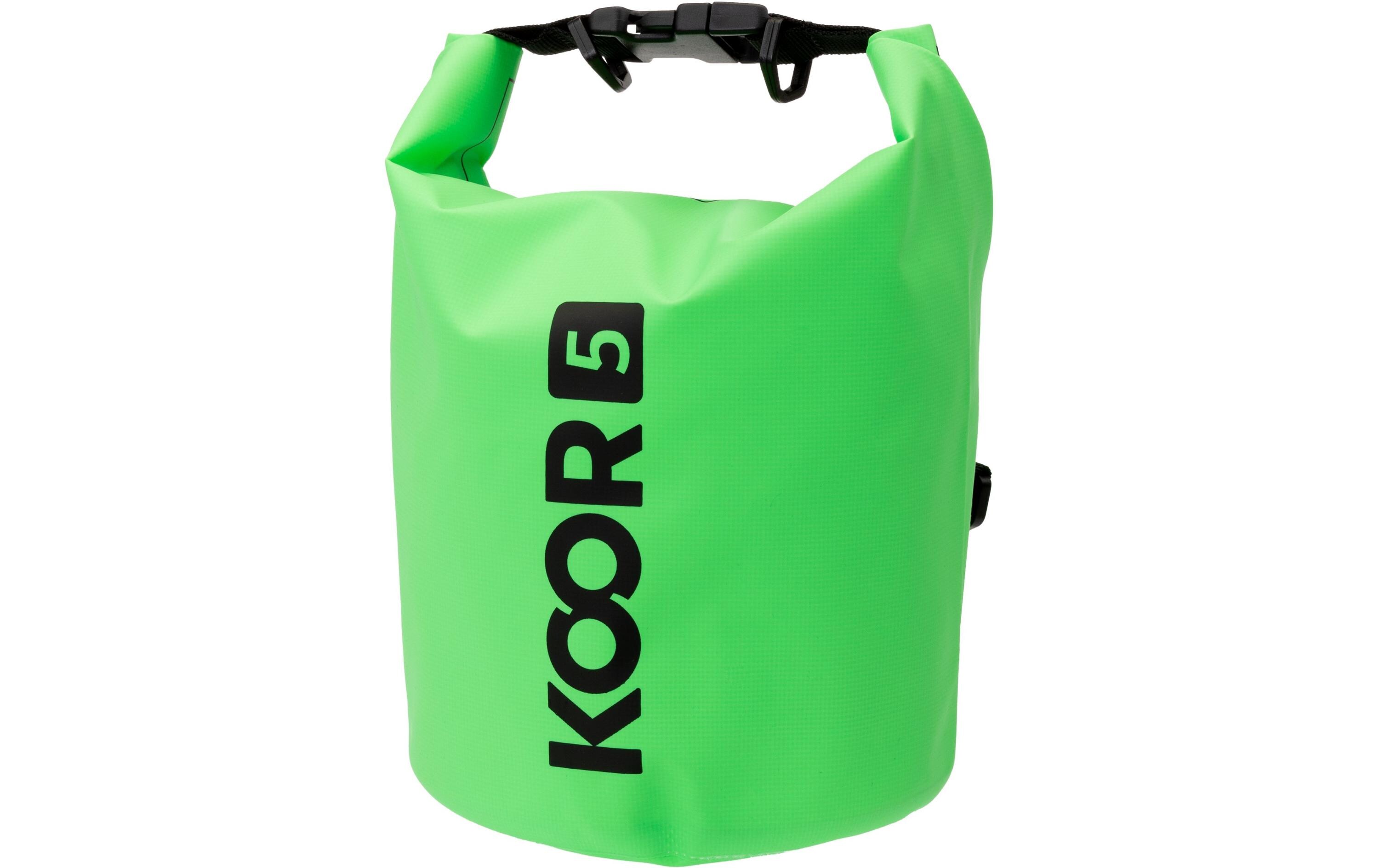 Dry Bag Zaaino Grün 5 lWasserdichter Schwimmsack