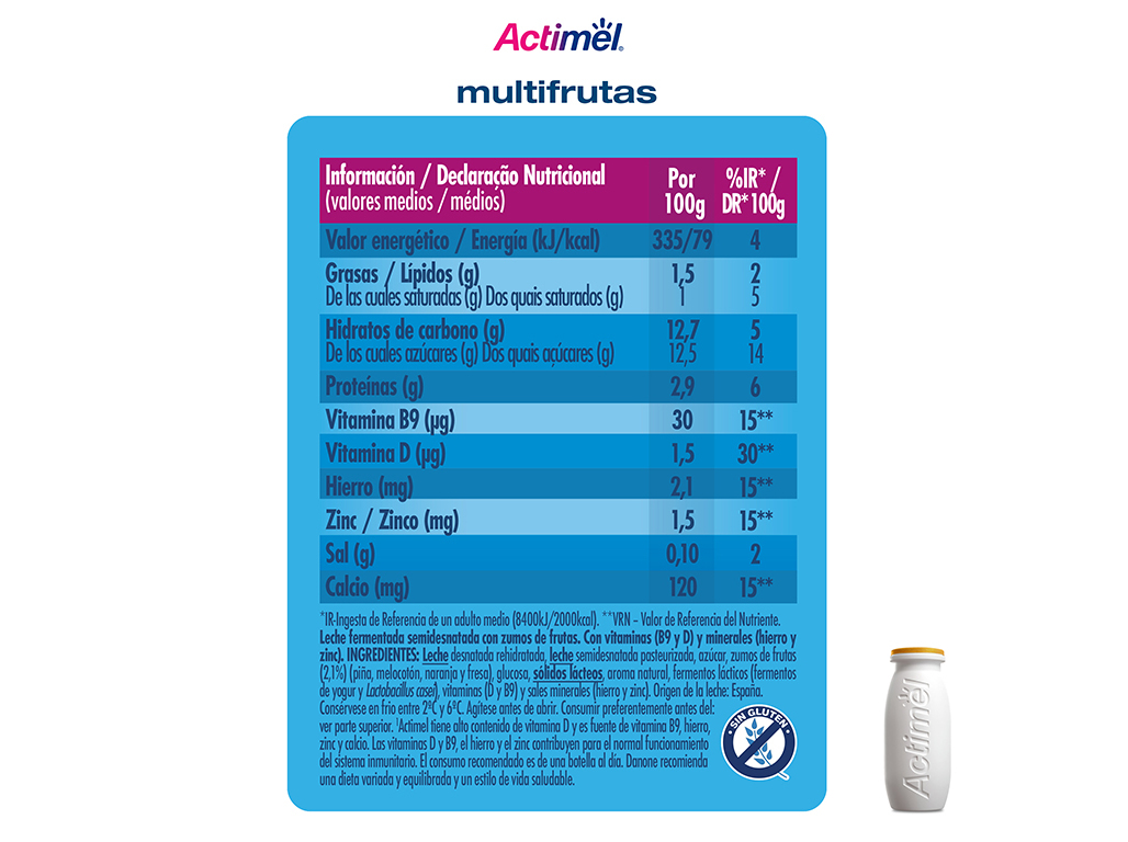 PROBIÓTICO ACTIMEL TUTTI 6X100G