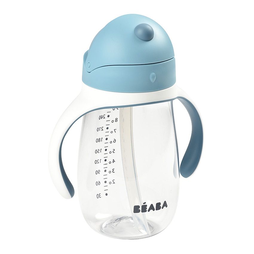 Tasse paille 300 ml - Windy Blue - Ecru