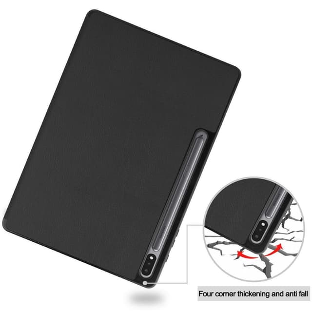 Trifoldet stativ Smart taske til Samsung Galaxy Tab S7 Plus / S8 Plus