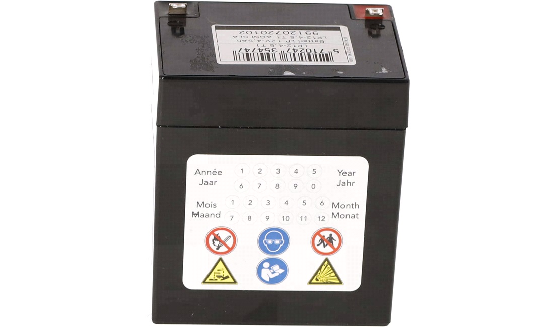 Batteri LP 12V-4,5Ah LP12-4,5 T1 VRLA AGM SLA