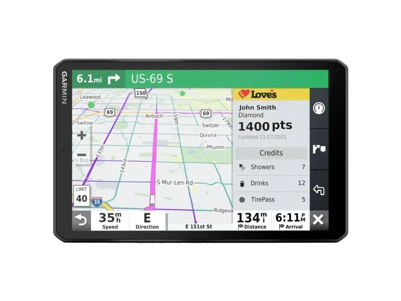 Garmin dezl LGV810 MT-D - GPS navigator - automotiv widescreen