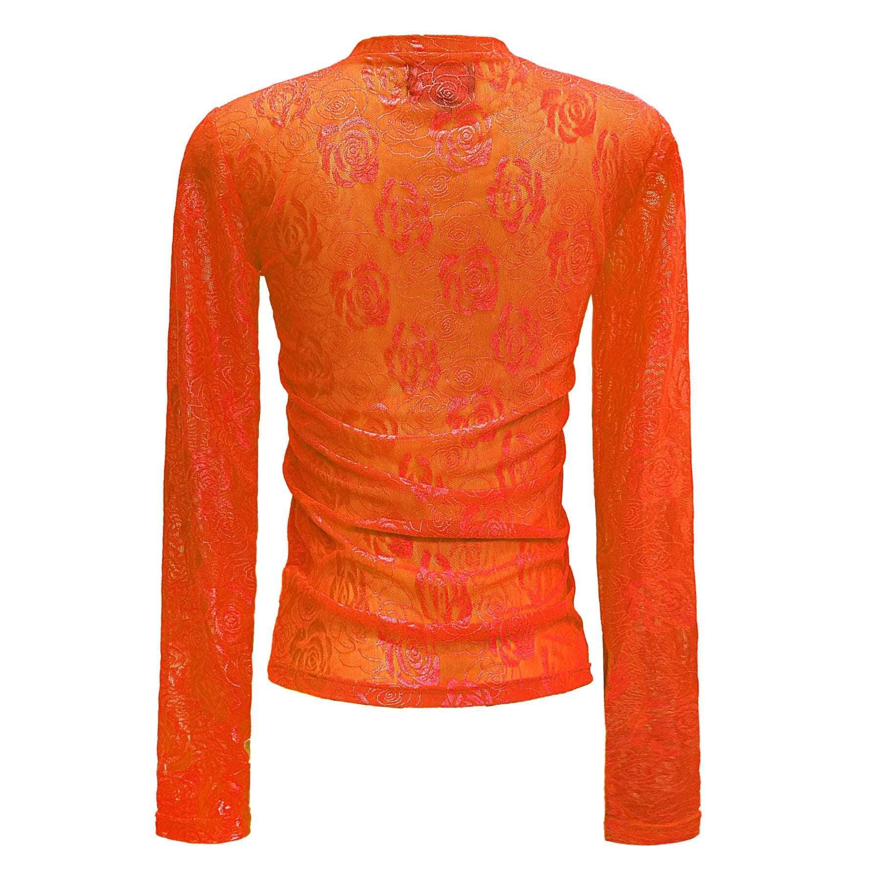 Liberte Rose-Ls-Lace-Blouse mandarin
