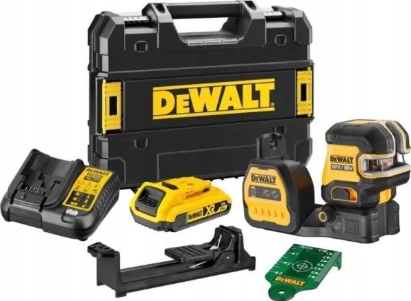 DEWALT.LASER LINEAR 12/18V DCE822D1G18 GRØN   2-POINT 1x2.0Ah