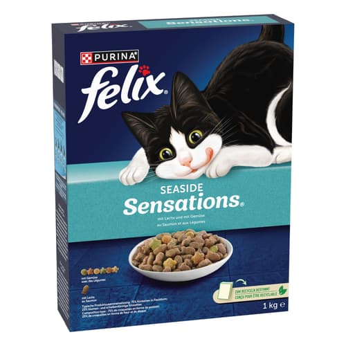 felix Ocean Sensations mit Lachs, Seelachs und Gemüsezugabe