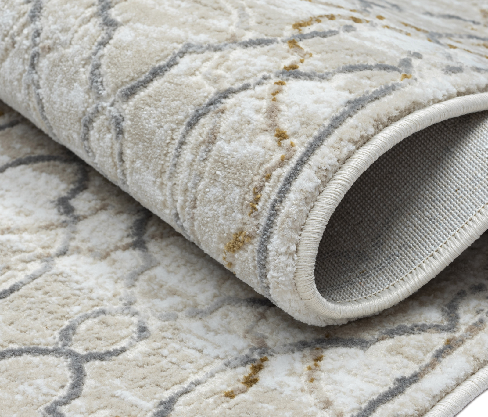 Kurzflorteppich MY FLOOR - beige -80x150 cm