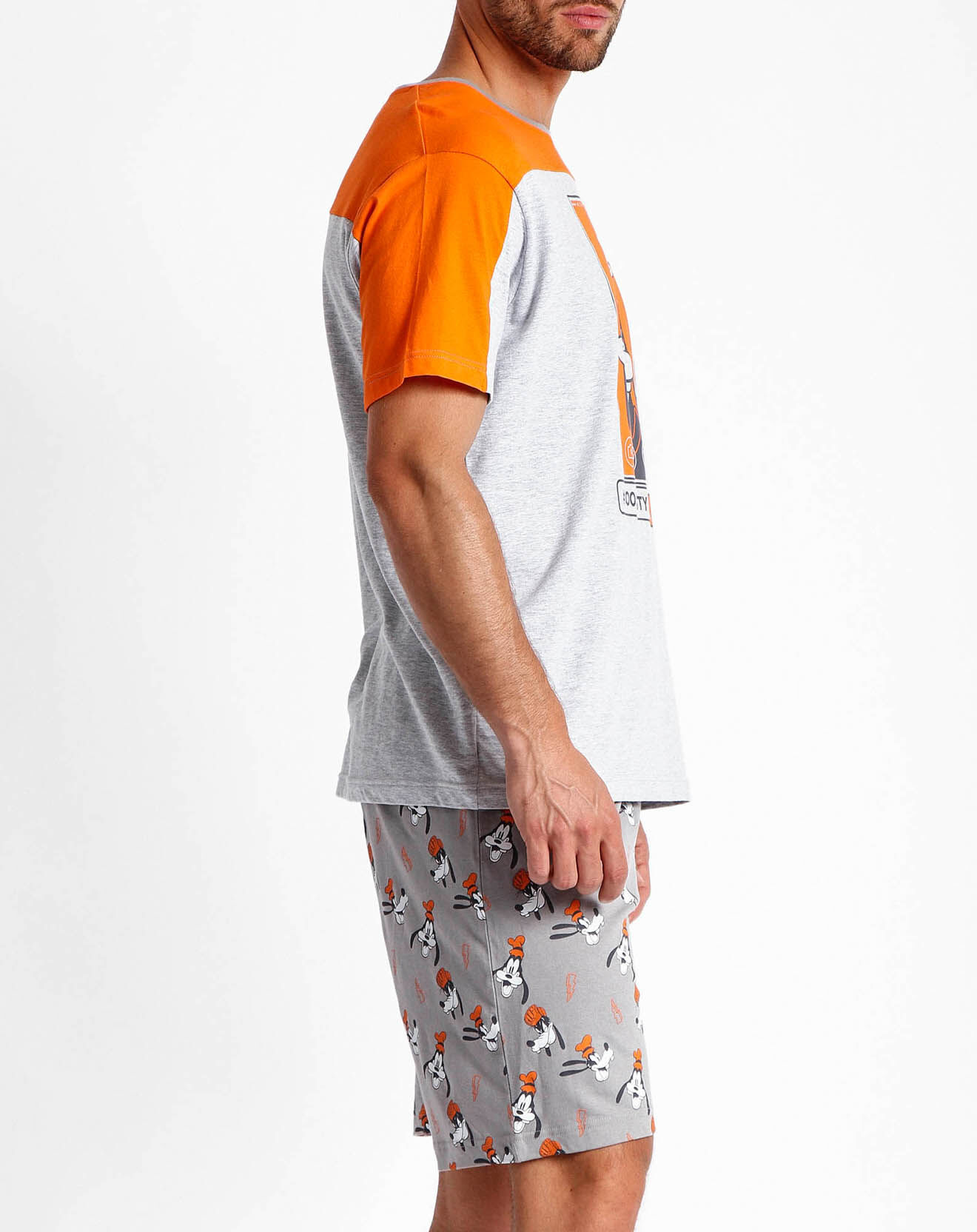 28 Pyjama T-Shirt & Short orange