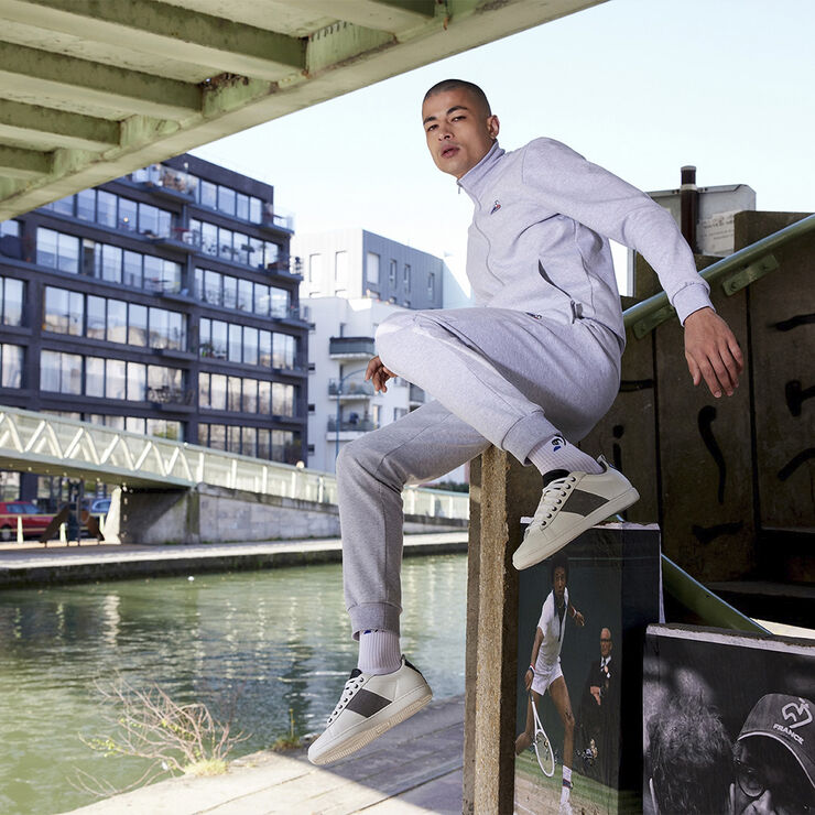 Le Coq Sportif ESS HOODY N°1 M GRIS CHINÉ CLA Ingen