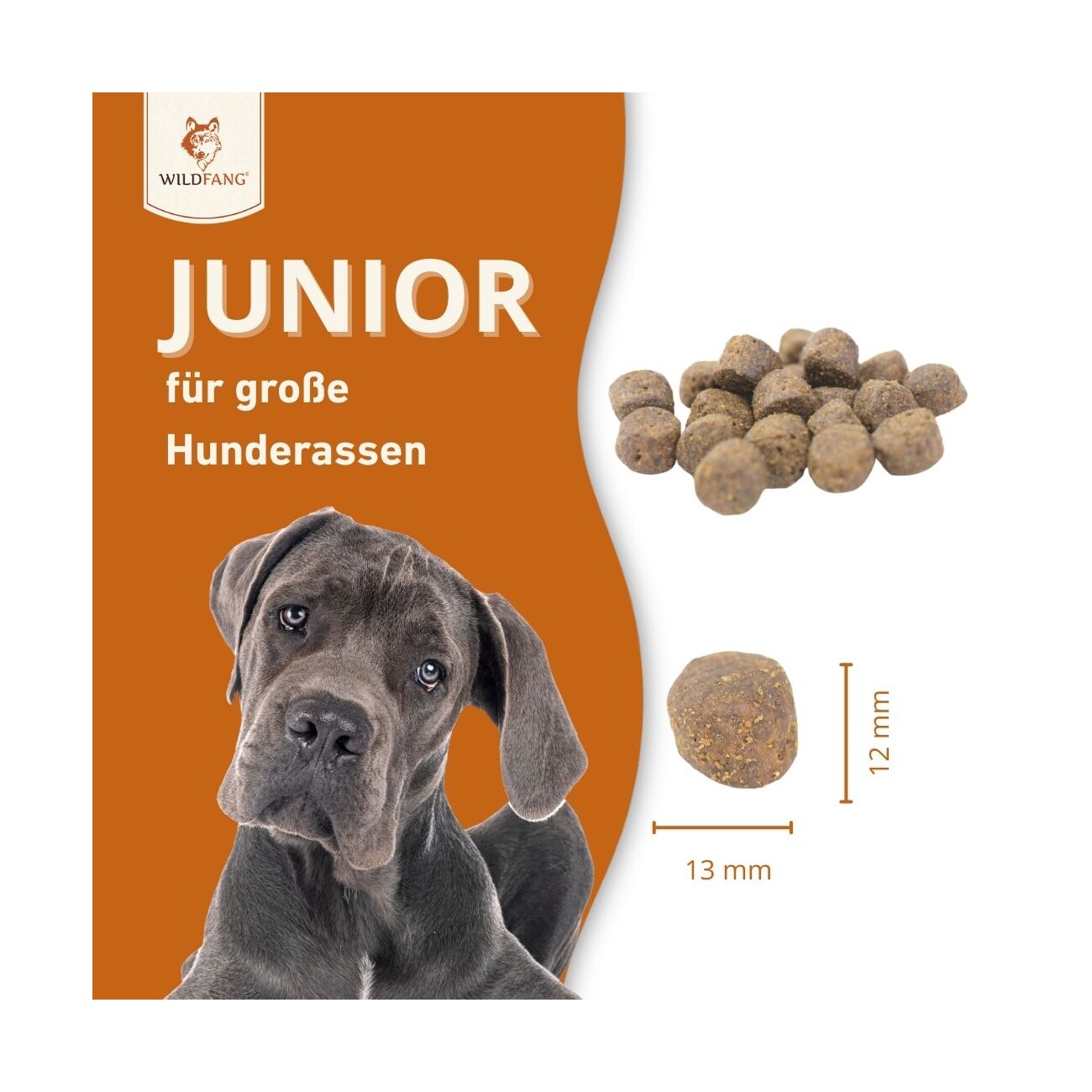 Wildfang ® Junior Trockenfutter mit Lachs 2 kg